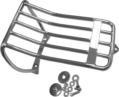 Harddrive Luggage Rack Chrome Fxst W/ Bobtail Fender