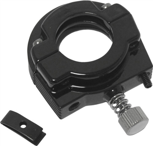 Harddrive Throttle Clamp Dual Cable Screw In Gloss Black