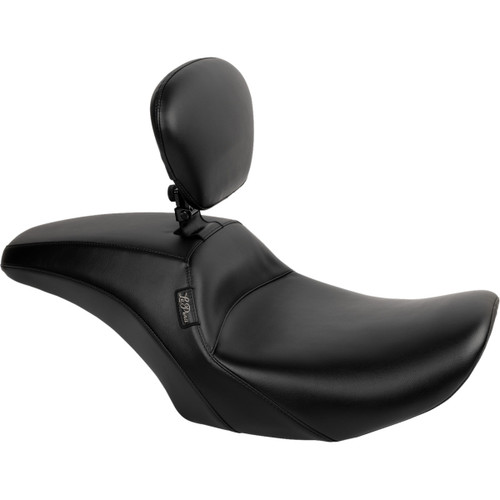 LE Pera #LV-987BR - Outcast Seat - With Backrest - Plain - FLH/FLT '23-'25