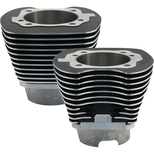 S&S Cycle #910-0401 - Cylinders - 4.125" - Black