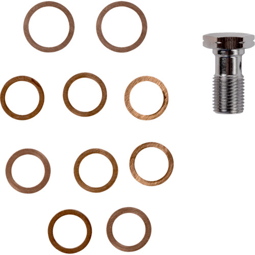 LA Choppers #LA-8059B13 - Brake Line - Chrome