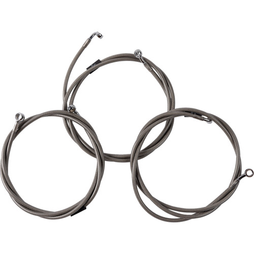 LA Choppers #LA-8059B08 - Brake Line - Chrome