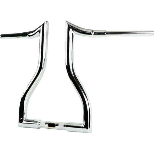 LA Choppers #LA-7328-16 - Hammerhead Handlebar - 16" - Chrome