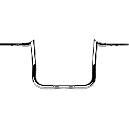 LA Choppers #LA-7371-10 - 1-1/4" Prime Ape Handlebar - 10" - Chrome