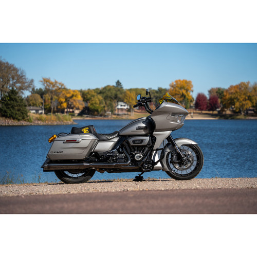 Klock Werks #KWF-01-0312 - Level Front Fender - Black - 16"-19" - HD Touring