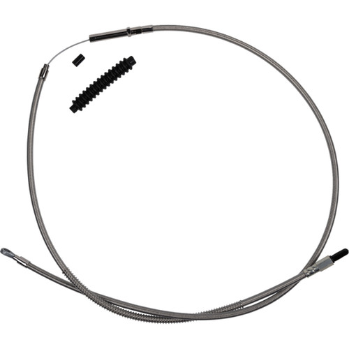 Barnett #10230100616 - High-Efficiency Stainless Steel Clutch Cable for Harley-Davidson - +6" - '18-'23 Softail