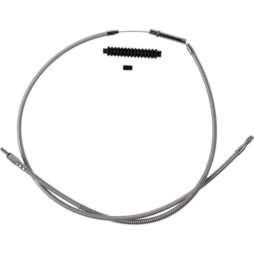 Barnett #10230100638 - High-Efficiency Stainless Steel Clutch Cable for Harley-Davidson - +8" - '18-'23 Softail