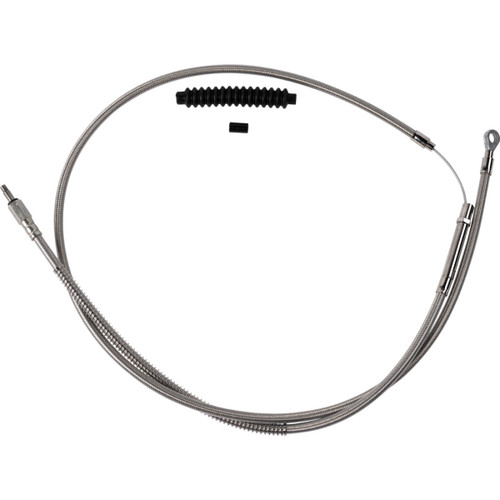 Barnett #10230100678 - High-Efficiency Stainless Steel Clutch Cable for Harley-Davidson - +8" - '21-'24 FL
