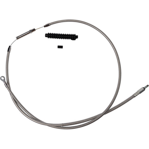 Barnett #10230100628 - High-Efficiency Stainless Steel Clutch Cable for Harley-Davidson - +8" - '18-'23 Softail