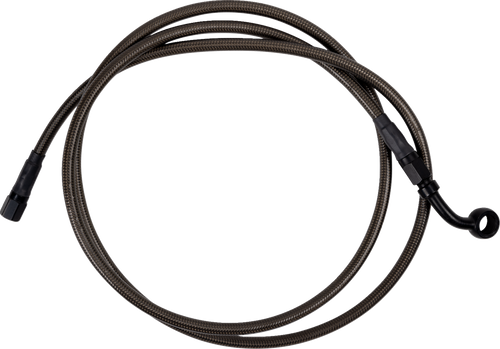 Barnett #254-30-51134-6 - Brake Line - Upper - Carbon Coat w/ Black Fittings - +6"