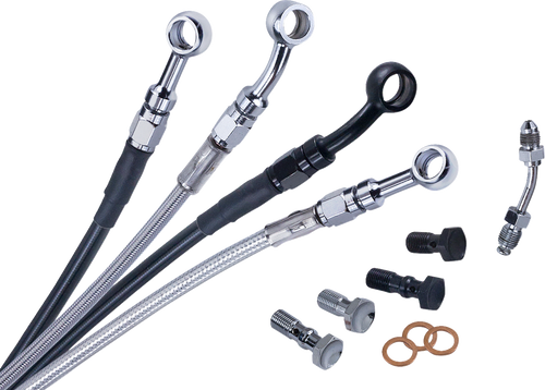 Barnett #252-30-51133-6 - Brake Line - Upper - Stainless Steel - +6"