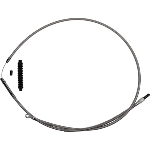 Barnett #10230100688 - High-Efficiency Stainless Steel Clutch Cable for Harley-Davidson - +8" - '21-'24 FL