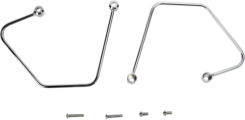 Cobra #02-6105 - Saddlebag Supports - Chrome - Honda CMX