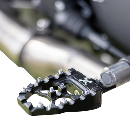 Burly Brand #B13-1015B - MX Evolution Pegs - Black - Sportster/Dyna