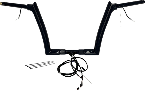 Fat Baggers Inc. 801312-B - Handlebar Kit - Pointed Top - 12" - Black