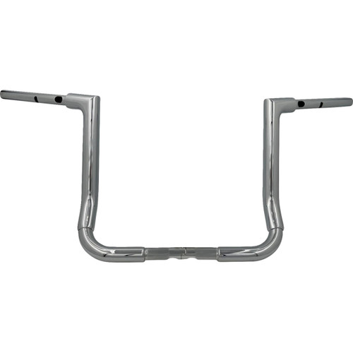 FAT Baggers INC. #645014 - 1-1/2" EZ Install Flat Top Handlebar - 14" - Chrome