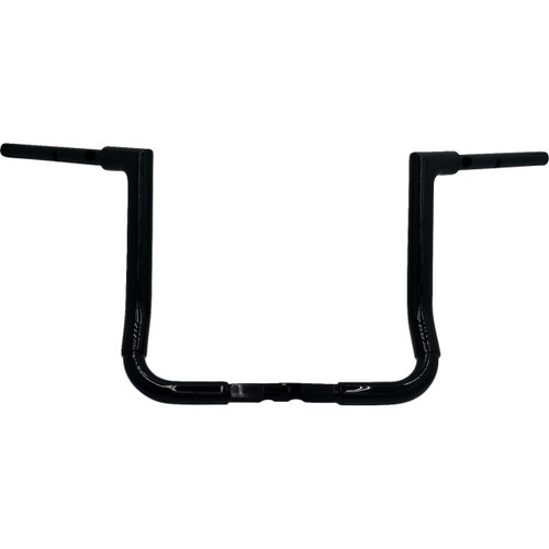 FAT Baggers INC. #645014-B - 1-1/2" EZ Install Flat Top Handlebar - 14" - Black
