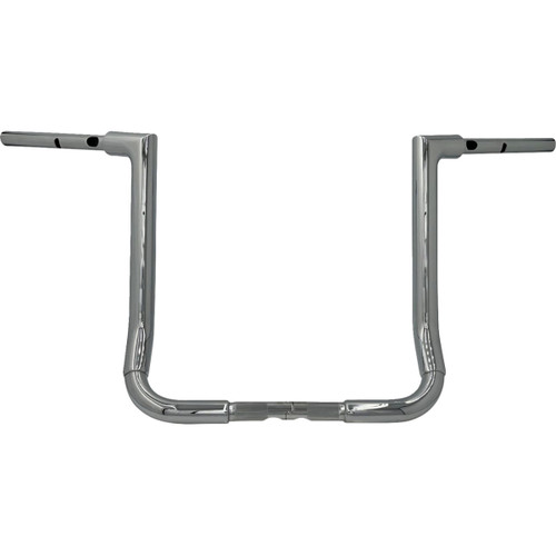 FAT Baggers INC. #645016 - 1-1/2" EZ Install Flat Top Handlebar - 16" - Chrome