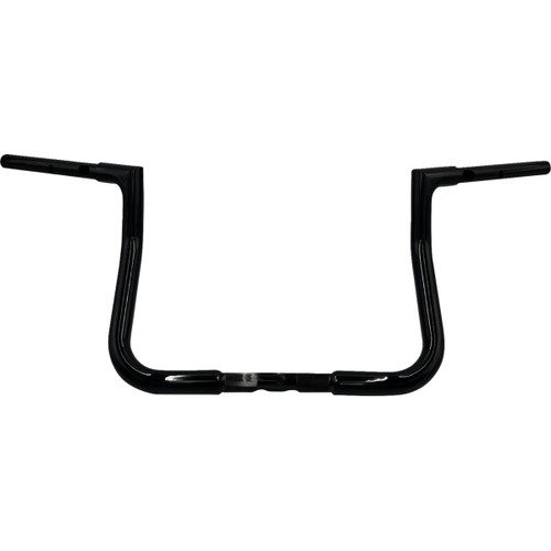 FAT Baggers INC. #745011-B - 1-1/4" EZ Install Flat Top Handlebar - 11" - Black