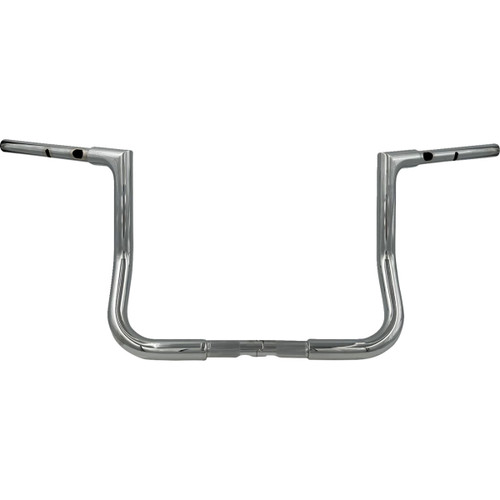 FAT Baggers INC. #745012 - 1-1/4" EZ Install Flat Top Handlebar - 12" - Chrome