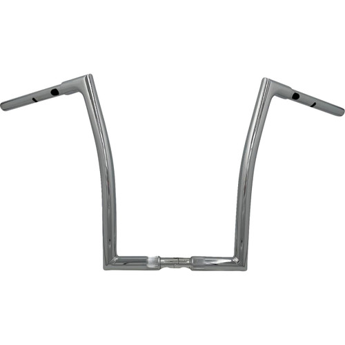 FAT Baggers INC. #748016 - 1-1/4" EZ Install Flat Top Handlebar - 16" - Chrome
