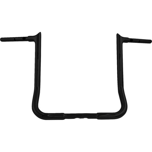 FAT Baggers INC. #945016-B - 1-1/4" EZ Install Pointed Top Handlebar - 16" - Black