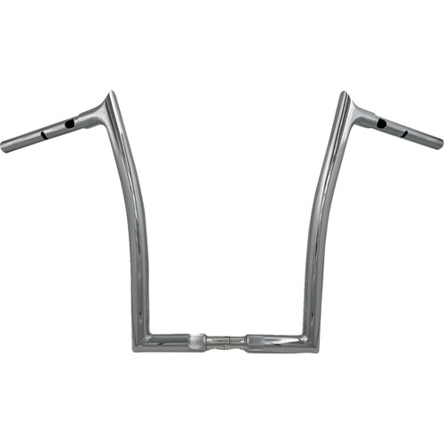 FAT Baggers INC. #948016 - 1-1/4" EZ Install Pointed Top Handlebar - 16" - Chrome