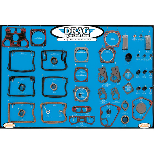 Drag Specialties - Gasket/Seal and O-Ring Display Board - '84-'99 EVO Big Twin