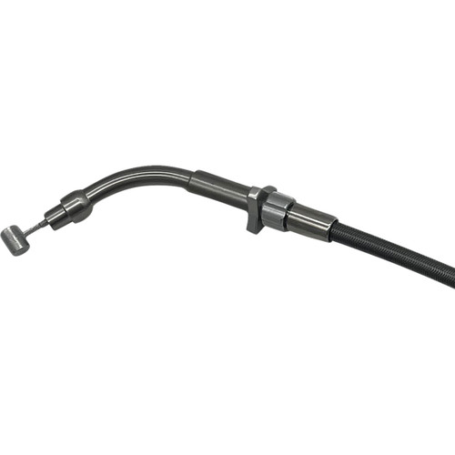 FAT Baggers INC. #108010 - EZ Install Upper Clutch Cable - FLHX/FLTR,SE - +10" - Braided Stainless Steel