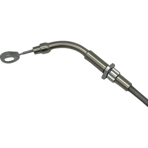 FAT Baggers INC. #118000 - EZ Install Upper Clutch Cable - FLTR/FLHX '21-'23 - Stock - Braided Stainless Steel