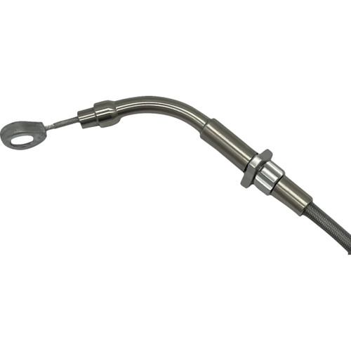 FAT Baggers INC. #118006 - EZ Install Upper Clutch Cable - FLTR/FLHX '21-'23 - +6" - Braided Stainless Steel