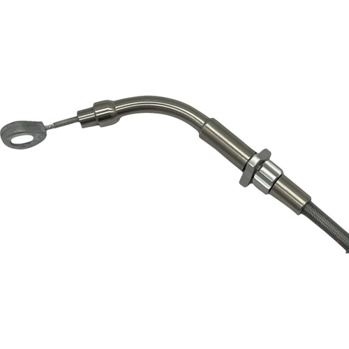 FAT Baggers INC. #118008 - EZ Install Upper Clutch Cable - FLTR/FLHX '21-'23 - +8" - Braided Stainless Steel