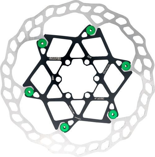 Galfer #DB014FLWG - Floating Wave Brake Rotor - 203 mm x 2 mm - Green