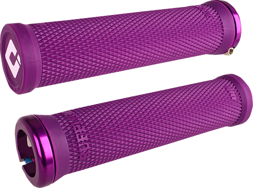 ODI #L33RFPR-PR  - Ruffian 2.1 Lock-On Grips - PWC - Purple/Purple