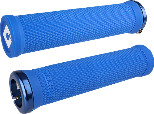 ODI #L33RFU-U  - Ruffian 2.1 Lock-On Grips - PWC - Medium Blue/Blue