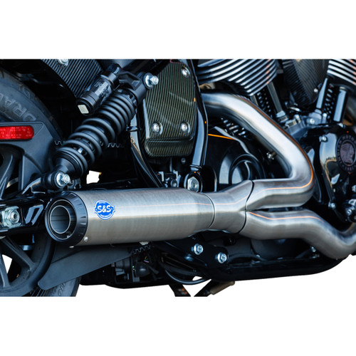S&S Cycle #550-1117 - 2-into-1 Qualifier Exhaust System - Stainless - Race Only - Indian Chief