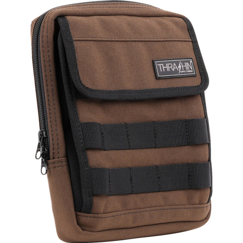 Thrashin Supply CO. #THB-0032 - Handlebar Bag Slim - Brown