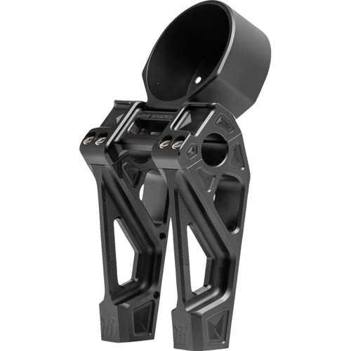 Kodlin USA #K55129 - Fastback Risers - Includes Clamp - 6" - Black