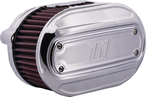 Kodlin USA #K29245  - Oval Air Cleaner Kit - Chrome - M8