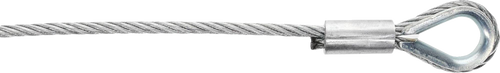All Balls #431-01043 - Wire Rope for 2 Bolt Winch