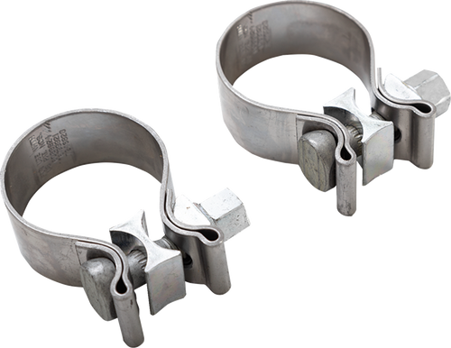 Vance & Hines #23715 - Slip-On Muffler Clamps - Twin Cam