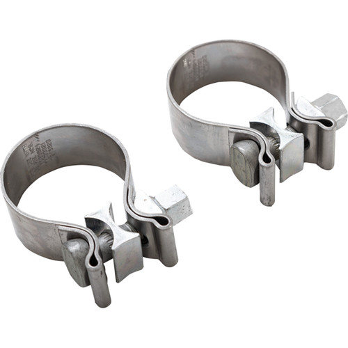 Vance & Hines #23715 - Slip-On Muffler Clamps - Twin Cam