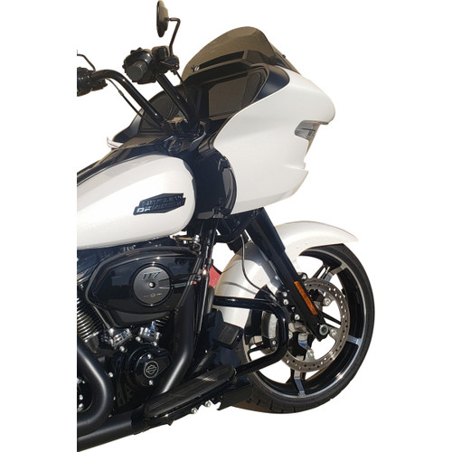 Wind Vest #57-9040 - Windshield - 9-1/2" - Dark Smoke - FLTRX/SE/STSE