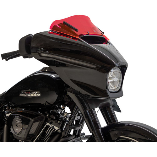Klock Werks #KWW-01-0736 - Ice Flare® Windshield - 6-1/2" - Pink Ice - FLHX