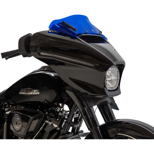 Klock Werks #KWW-01-0745 - Kolor Flare® Windshield - 6-1/2" - Blue - '23-'25 FLHX