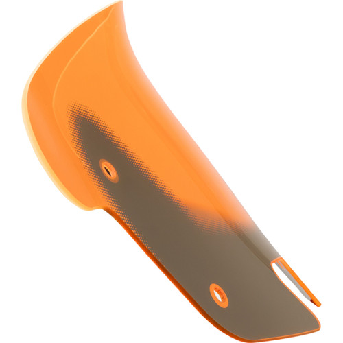 Klock Werks #KWW-04-0632 - Ice Flare® Windshield - 10" - Orange Ice - '14-'26 Indian