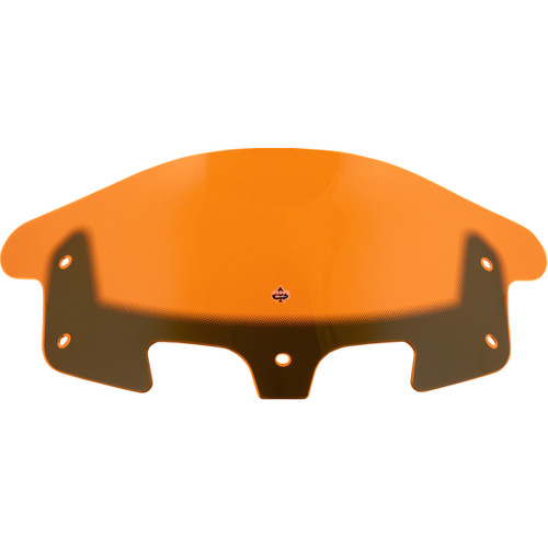 Klock Werks #KWW-04-0632 - Ice Flare® Windshield - 10" - Orange Ice - '14-'26 Indian