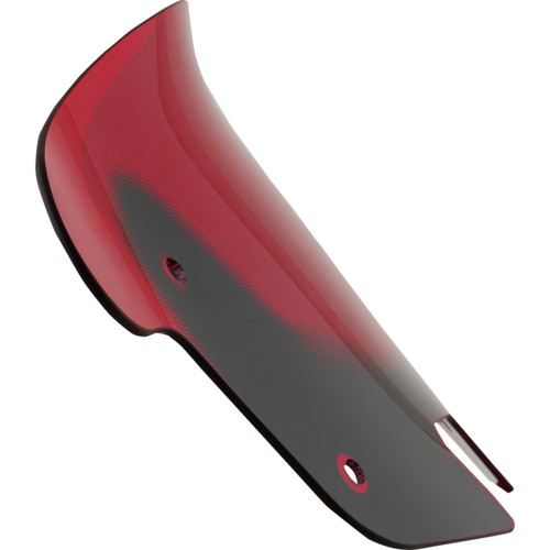 Klock Werks #KWW-04-0636 - Kolor Flare® Windshield - 10" - Red - '14-'26 Indian