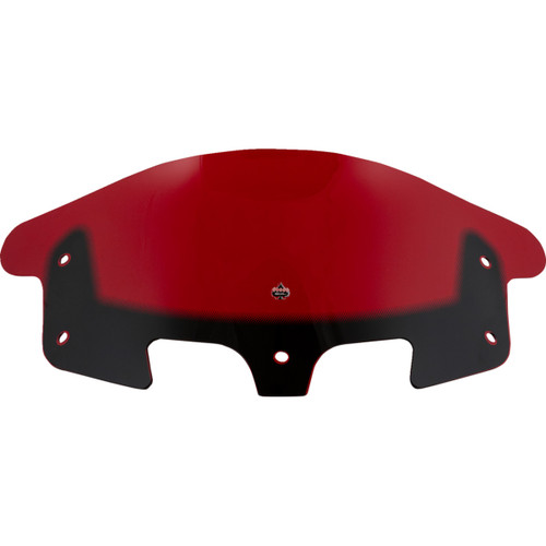 Klock Werks #KWW-04-0636 - Kolor Flare® Windshield - 10" - Red - '14-'26 Indian