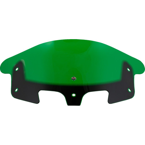 Klock Werks #KWW-04-0639 - Kolor Flare® Windshield - 10" - Green - '14-'26 Indian